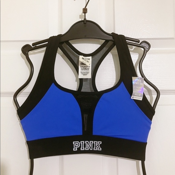 💖 Victoria’s Secret PINK Sports Bra Hides Pockets - Picture 1 of 6